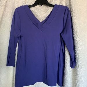 Nordstrom Halogen purple/blue top